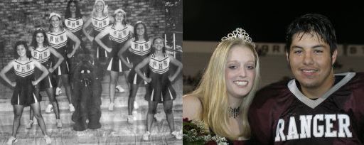 RHS 2004-05 Cheerleaders & Homecoming Queen/Escort