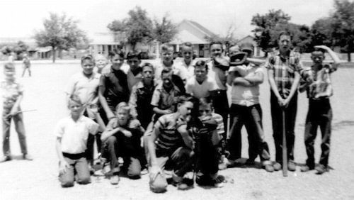 Playground at Young School in 1954